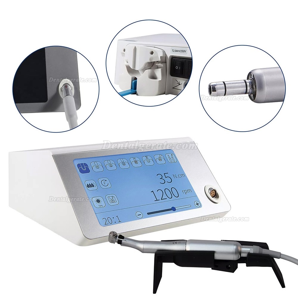 Tealth EM-3 Dental Implantologiemotor,Chirurgische Implantsystem mit 2 Winkelst&uuml;cken